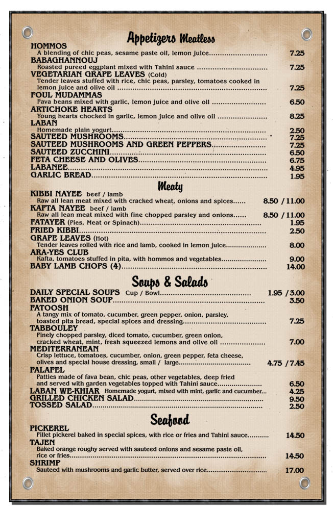 Byblos Restaurant Toledo Find Lebanese and Italian Dining